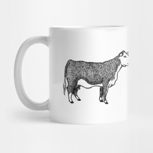 Cow Hand Drawn Mug